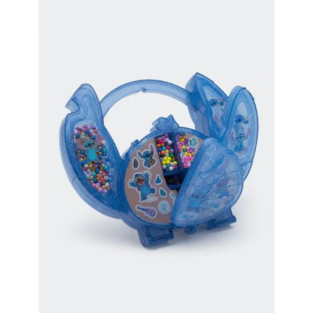 Disney Stitch Bead Case Jewelry Set – 800+ Beads & Charms – Brand New!
